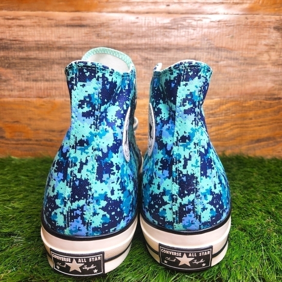 New Converse Chuck 70 Hi 'Digi Camo- Green Glow' 170381c Sz 12.0 - Picture 5 of 10